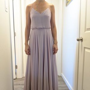 Jenny Yoo lavender maxi dress